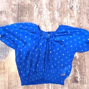 Blue mini Hollister shirt size small